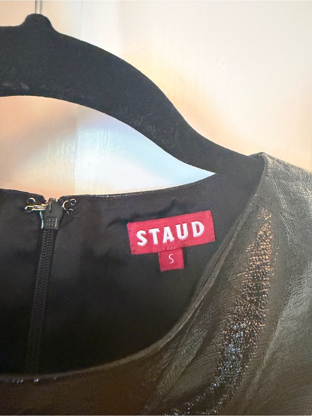 Black Staud mini dress